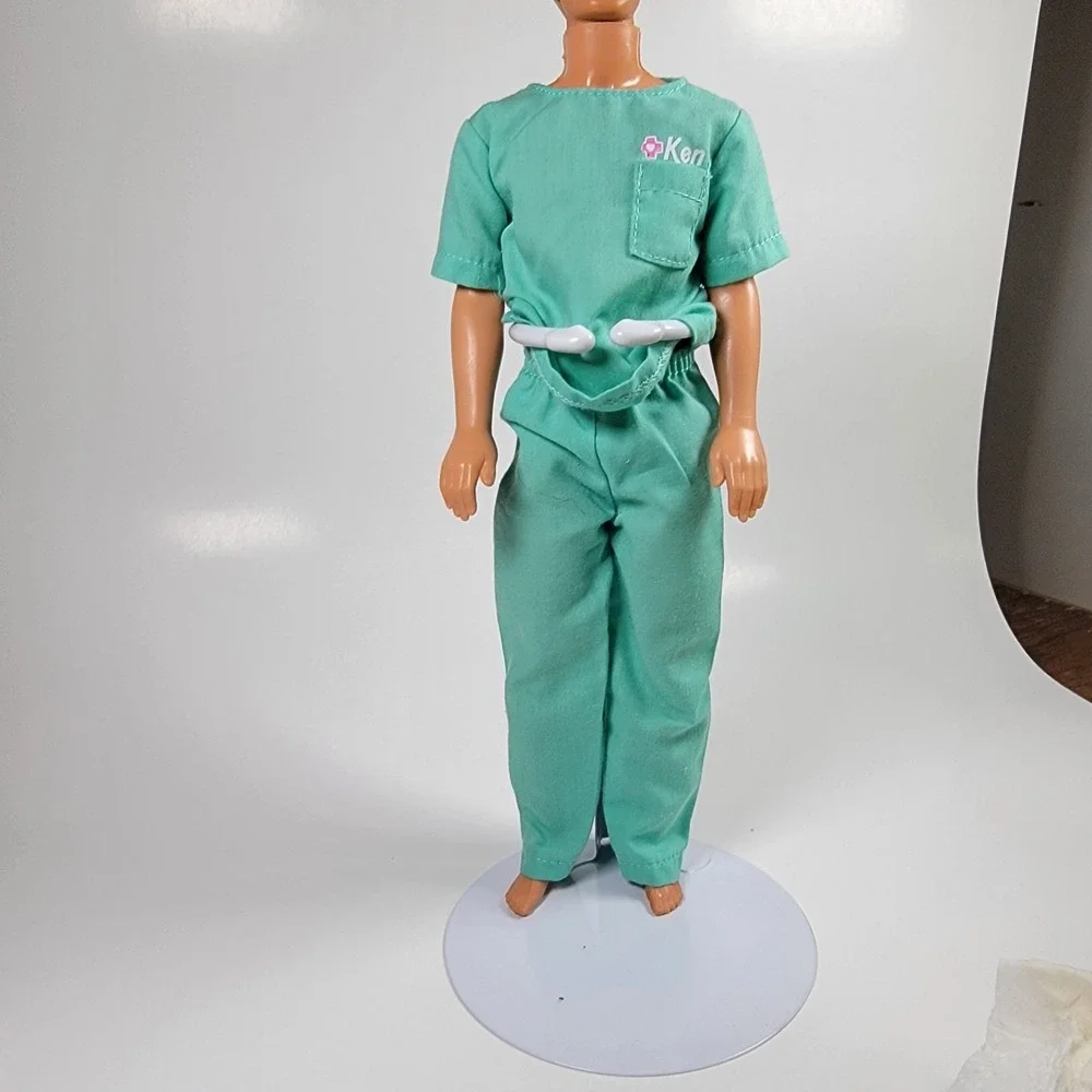 Barbie Clothes:‎ Vintage Ken Doctor Nurse Medical Scrubs Uniform Mattel 🟡